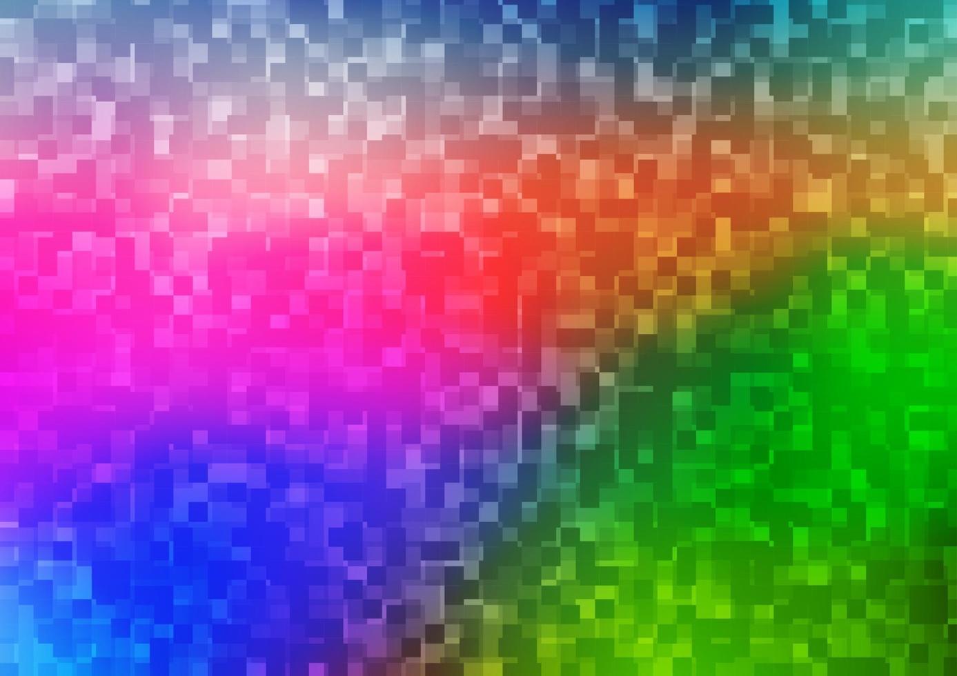 Light Multicolor, Rainbow vector pattern in square style.