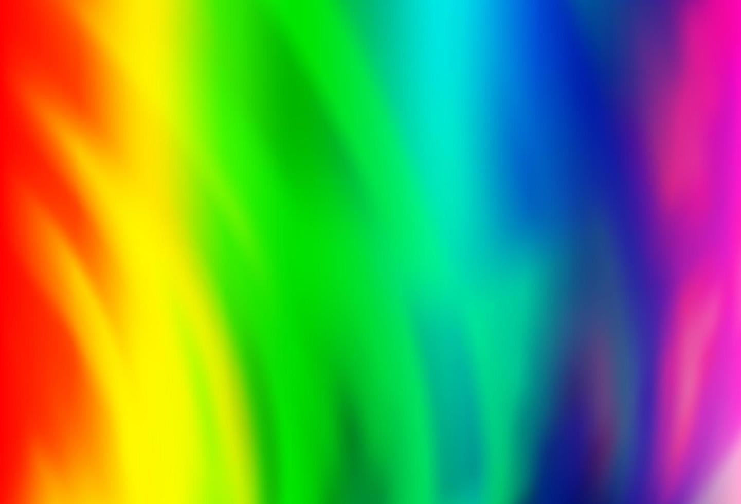 Fondo de vector de arco iris multicolor claro con formas de lámpara.