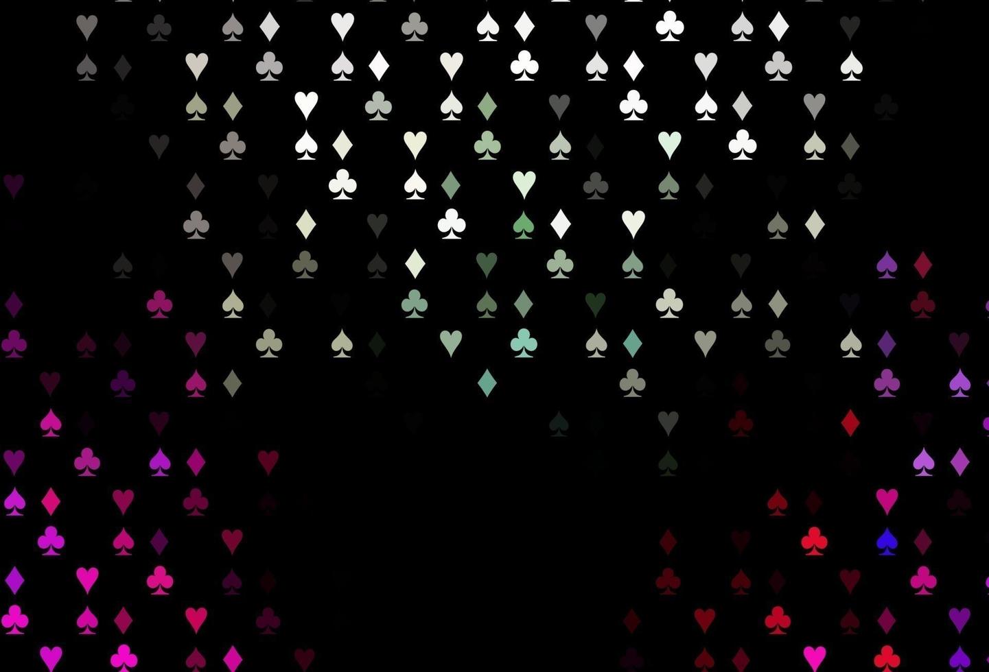 Dark Multicolor, Rainbow vector layout with elements of cards.