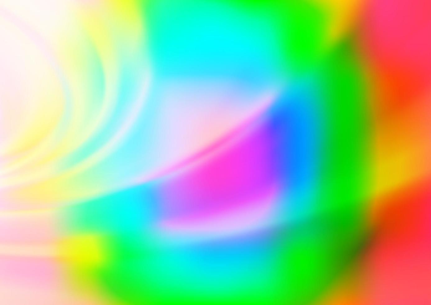 Light Multicolor, Rainbow vector blurred bright pattern.