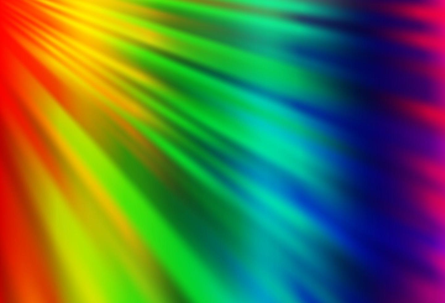 Fondo de vector de arco iris multicolor claro con líneas rectas.