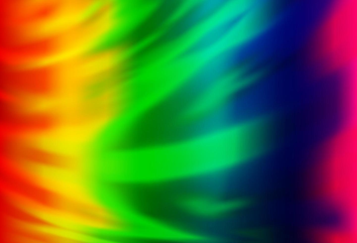 Light Multicolor, Rainbow vector blurred background.