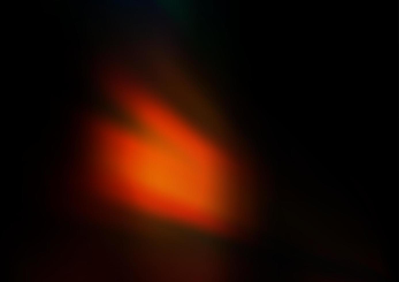 Dark Orange vector blurred shine abstract pattern.