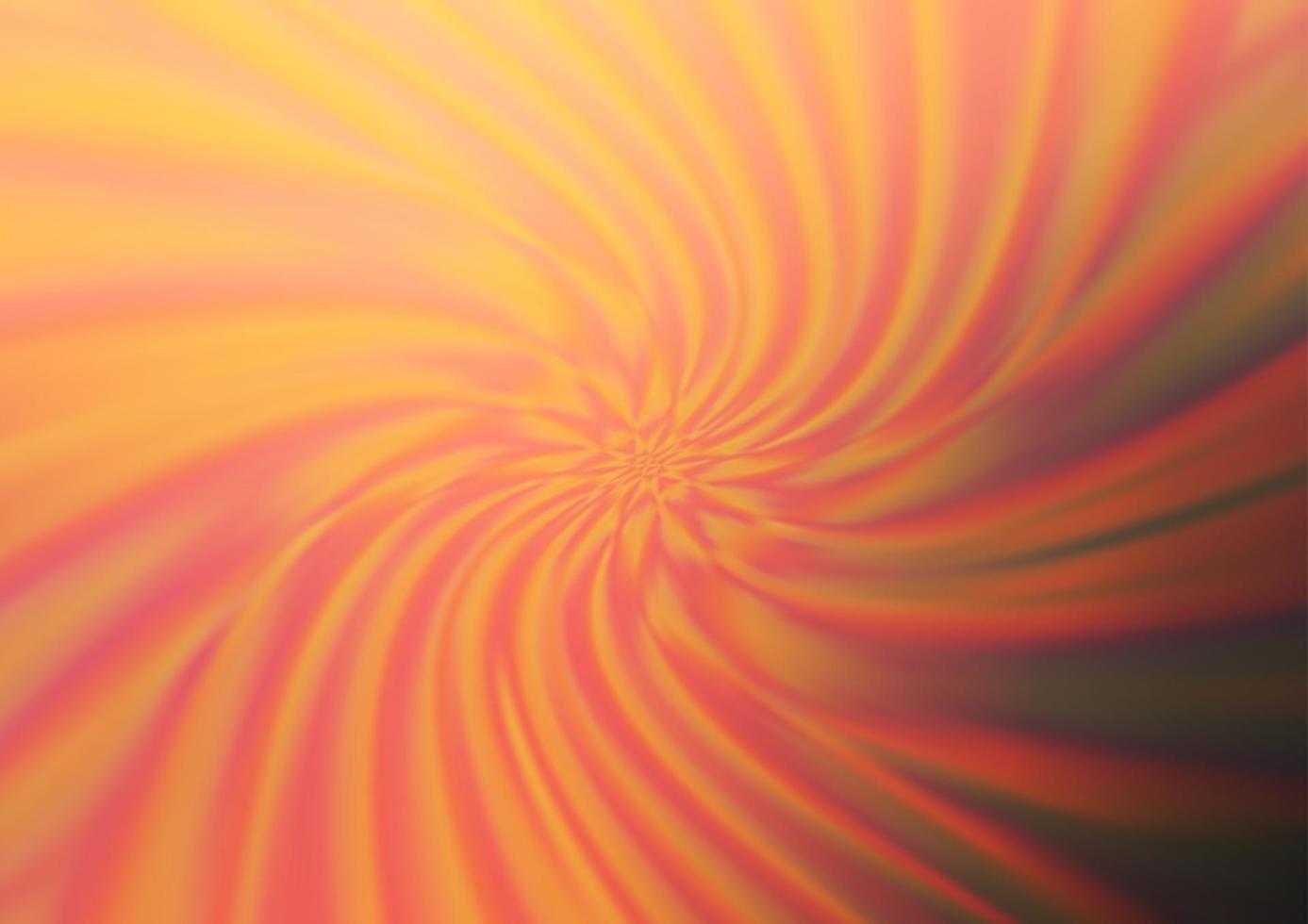Light Orange vector blurred shine abstract template.
