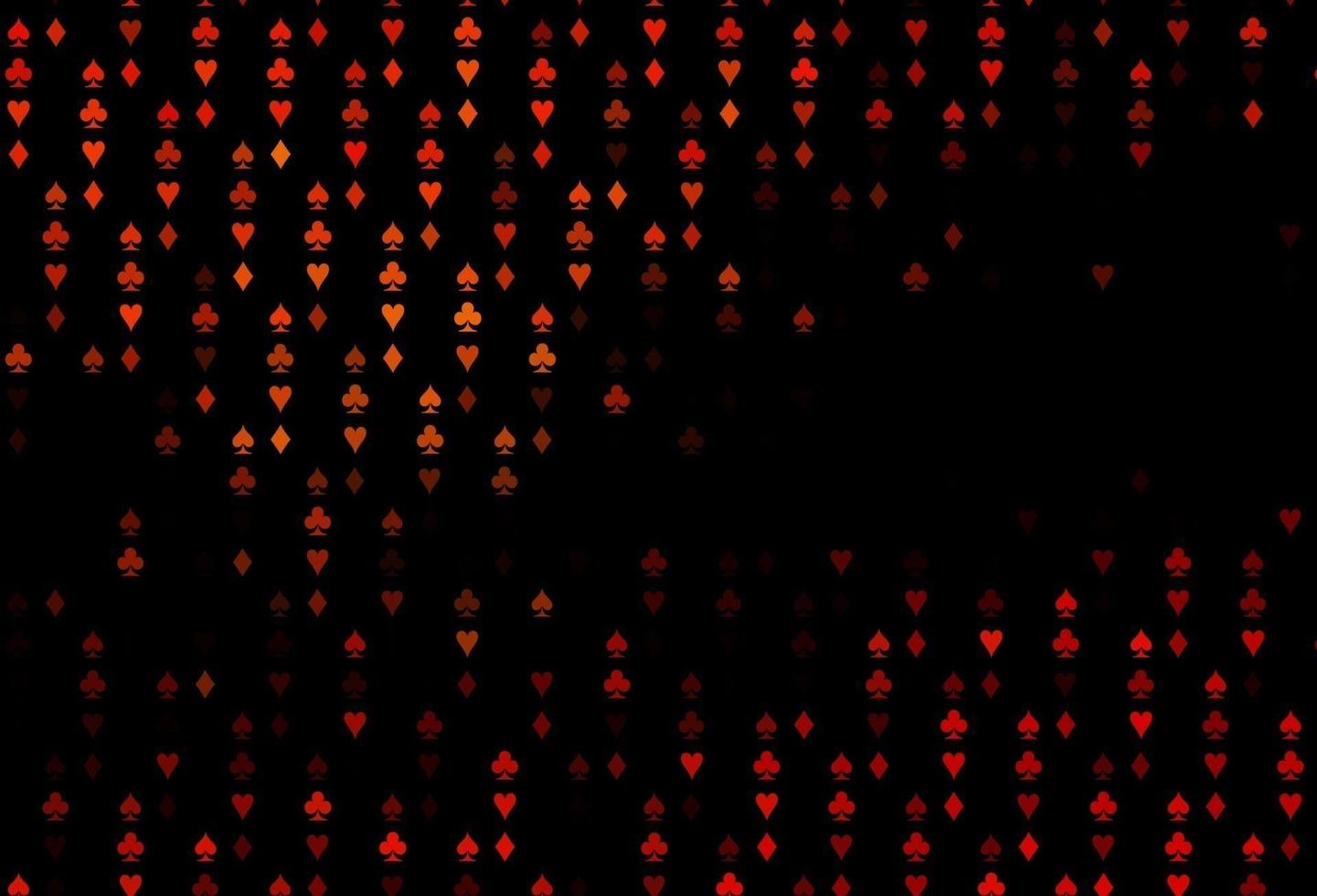 Dark Orange vector layout with elements of cards.