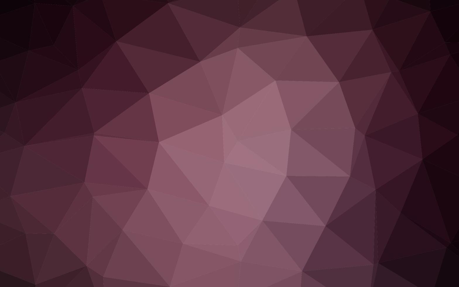 Dark Pink vector triangle mosaic template.