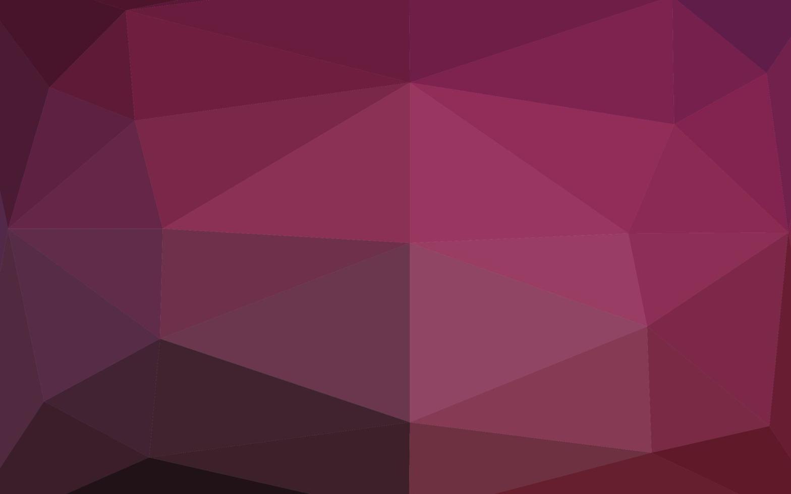 Dark Pink vector abstract polygonal cover.