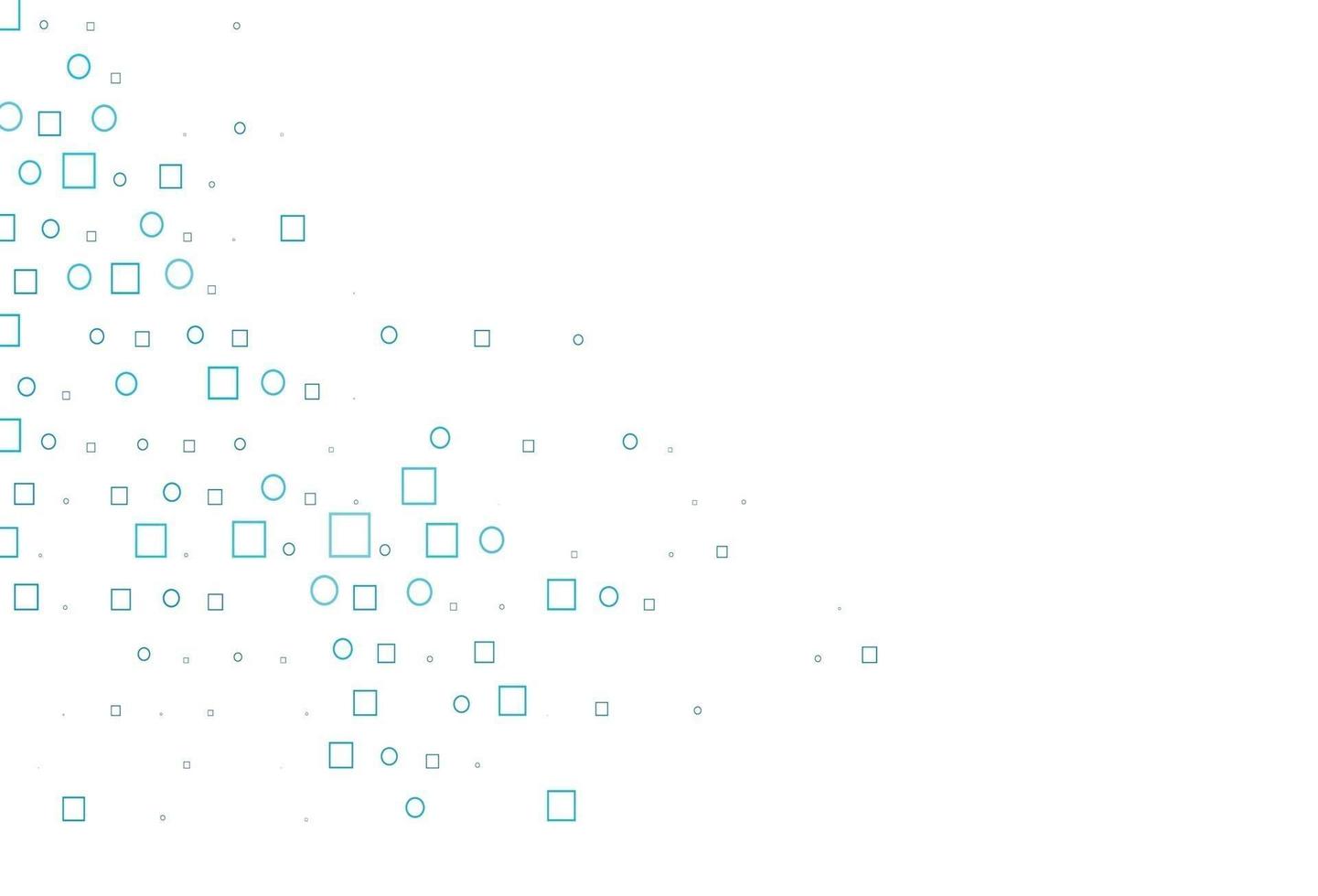 Light BLUE vector layout with circle spots, cubes.