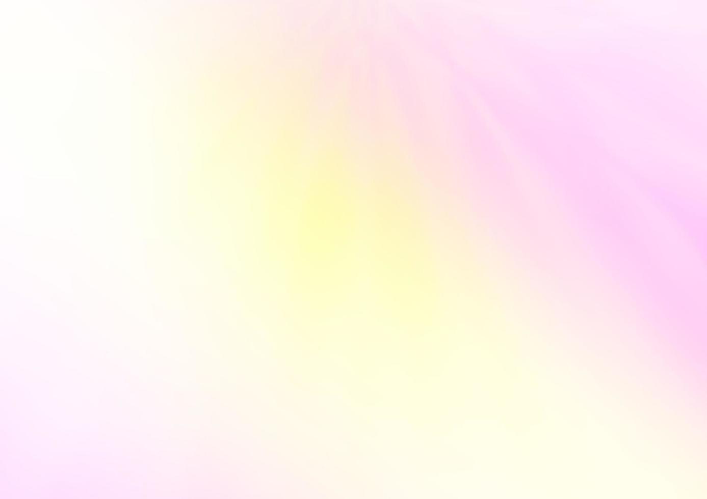 Light Pink, Yellow vector blurred shine abstract template. 12224824