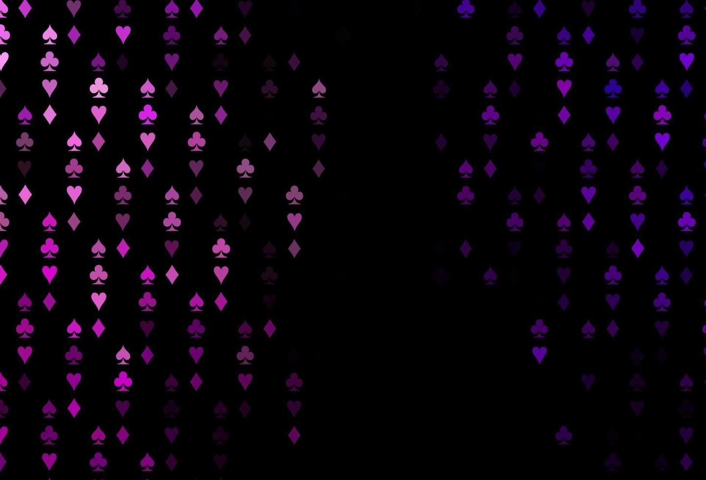 Dark Purple vector layout with elements of cards.