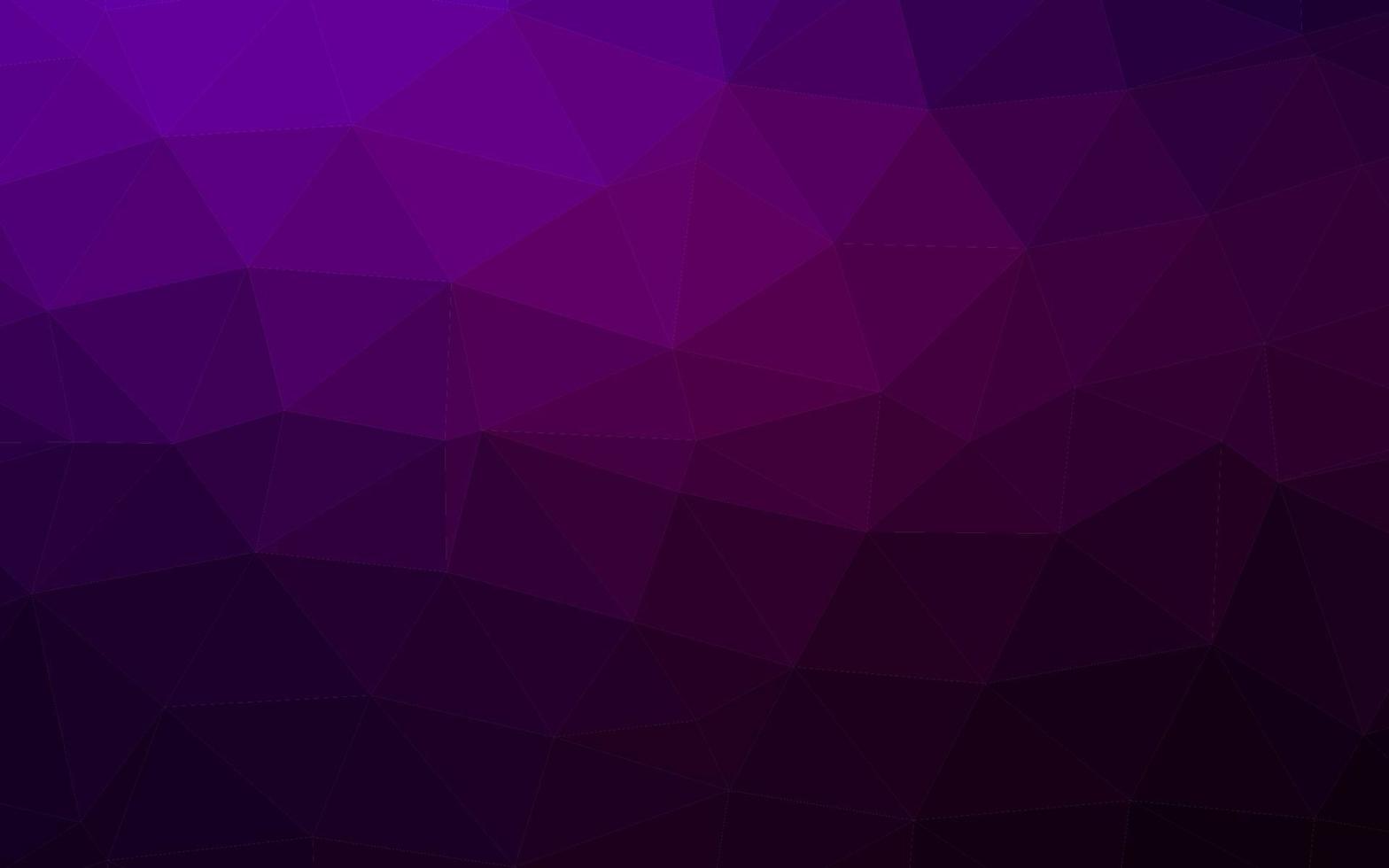 Dark Purple vector polygon abstract layout.