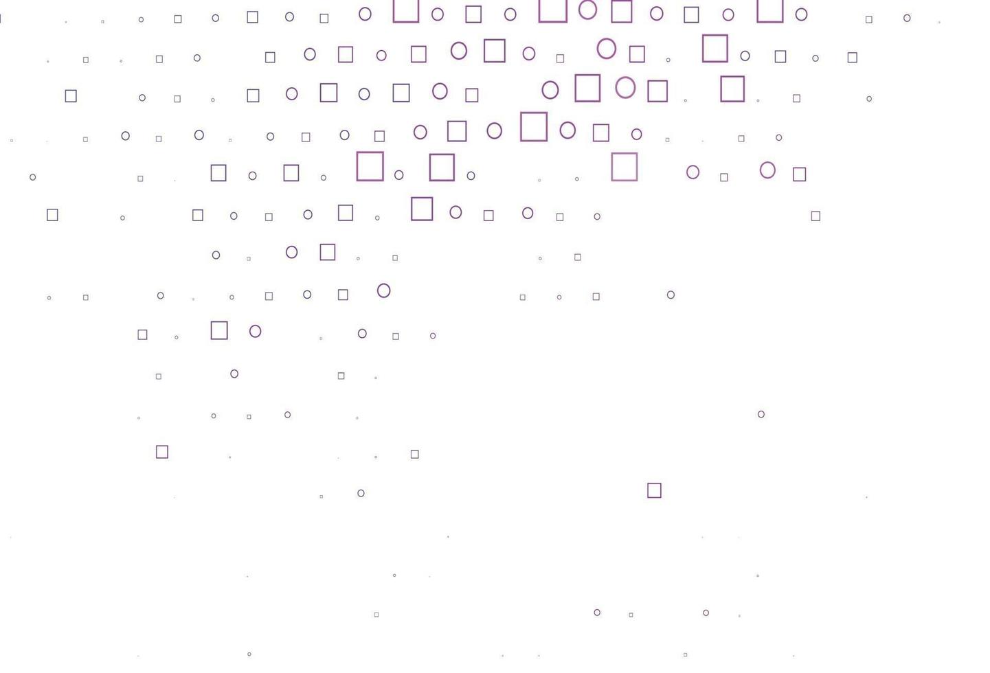 Light Purple vector template with spots, rectangles.