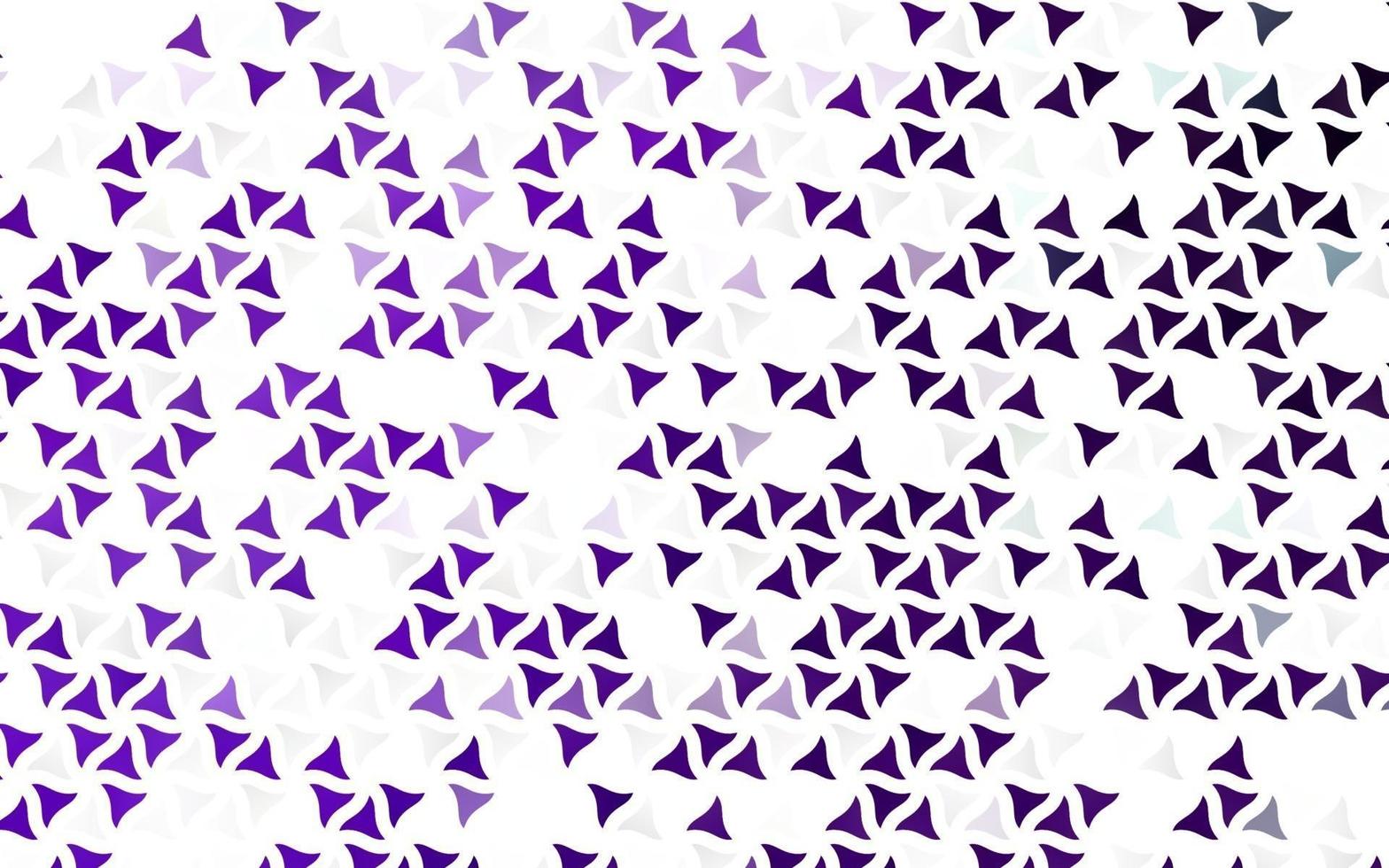 Light Purple vector seamless layout with lines, triangles.