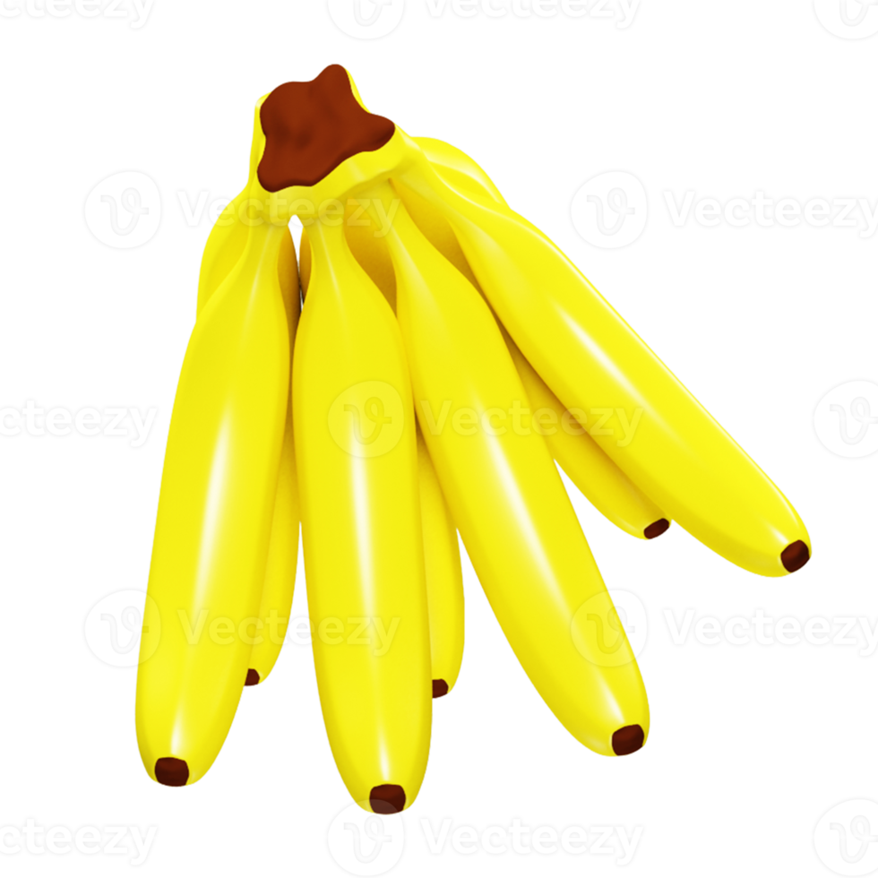 fruit concept van geel banaan voor dagelijks voeding. png