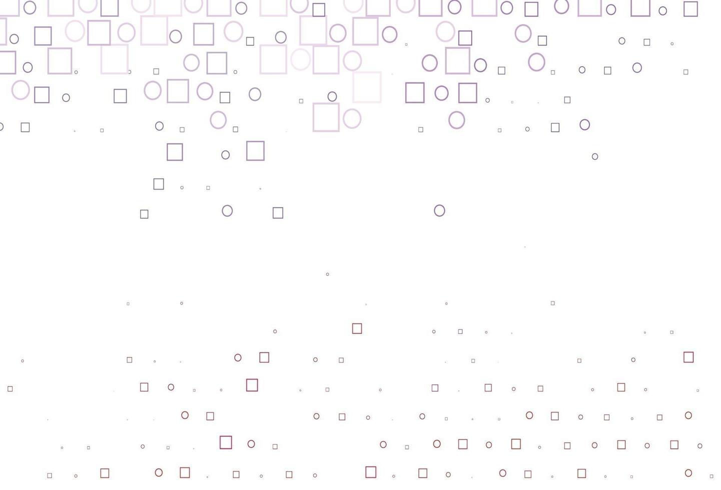 Light Purple vector template with spots, rectangles.