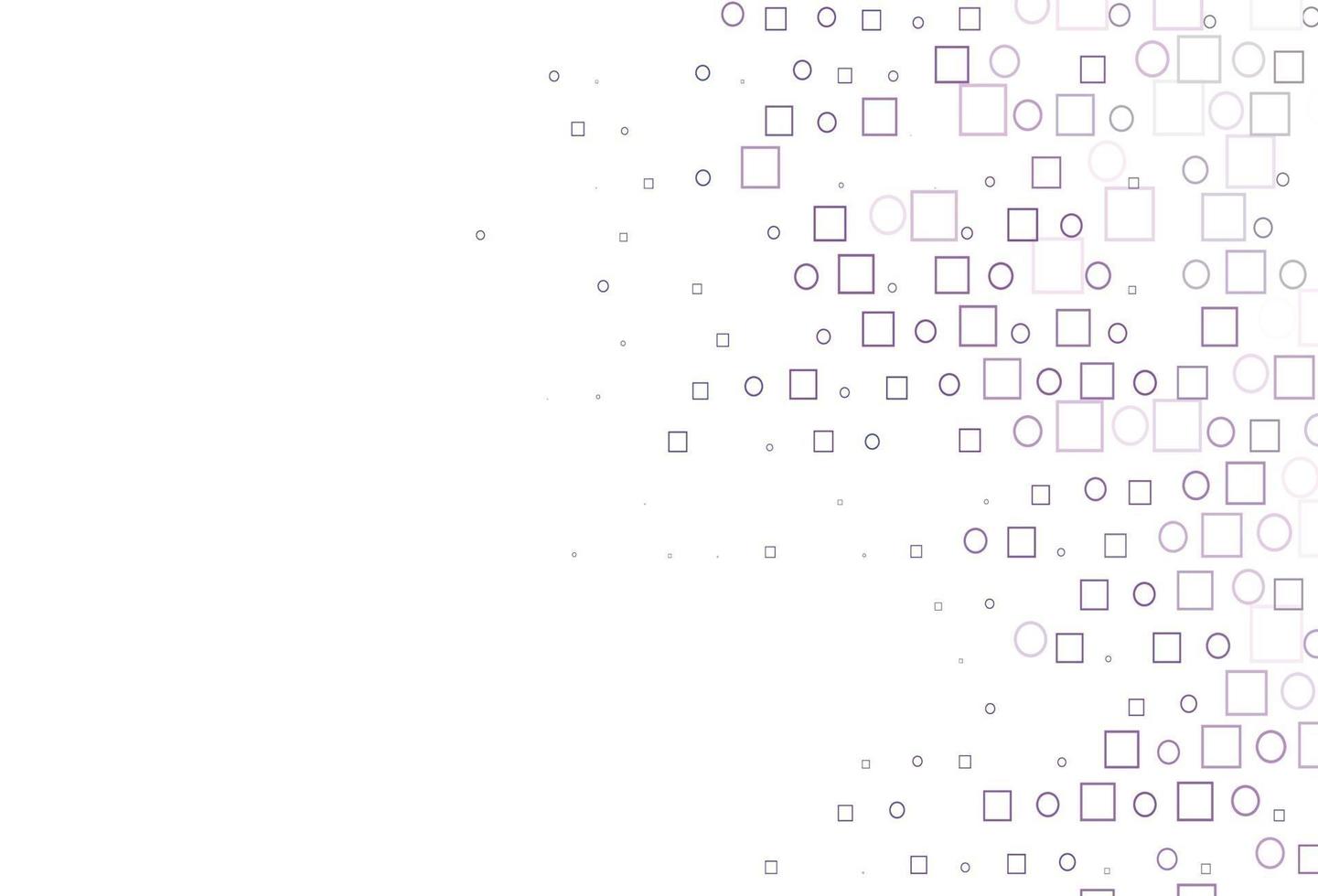 Light Purple vector template with spots, rectangles.