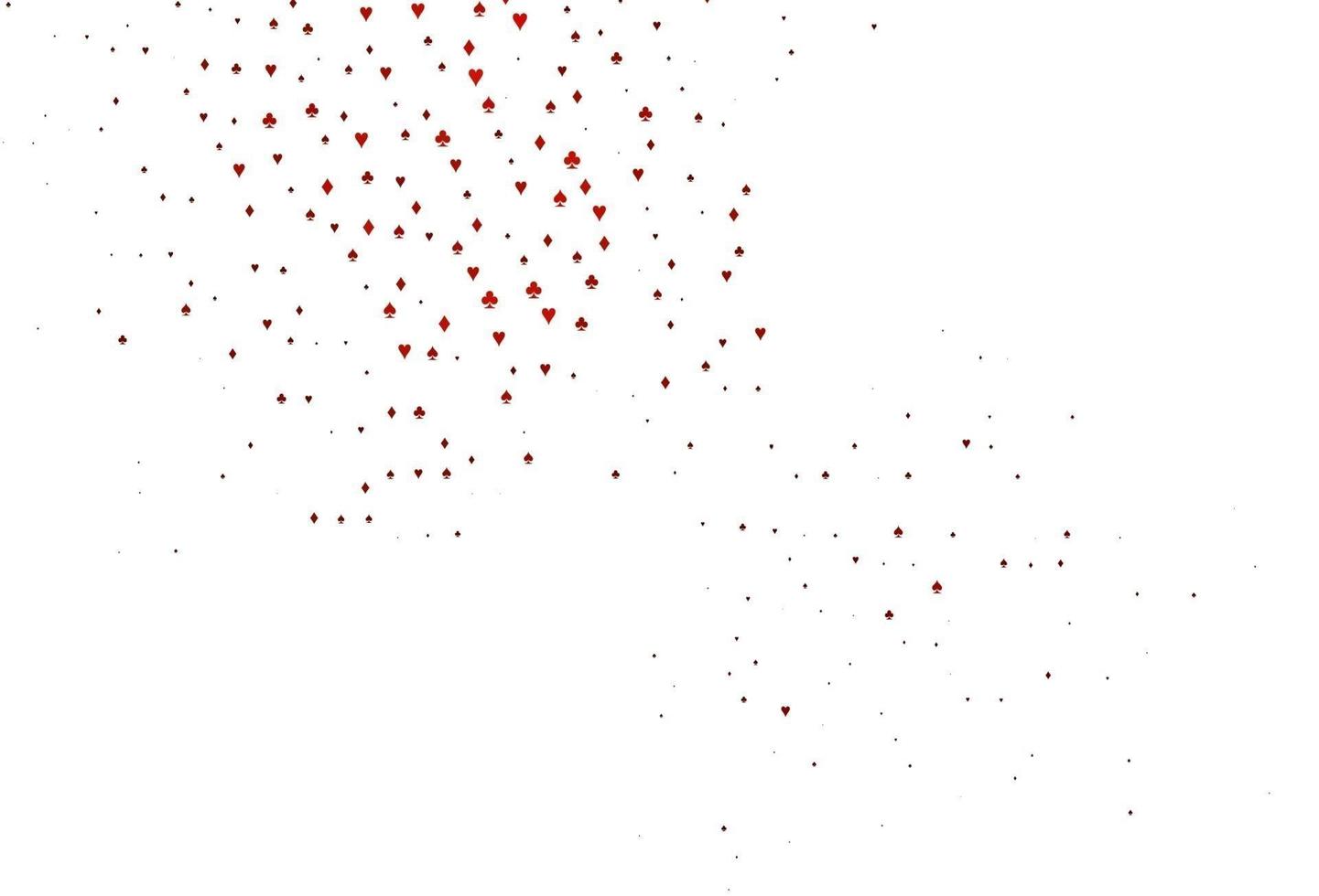 Light Red vector pattern with symbol of cards.