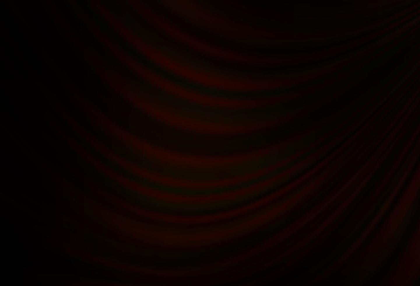 Dark Red vector pattern with lines, ovals.