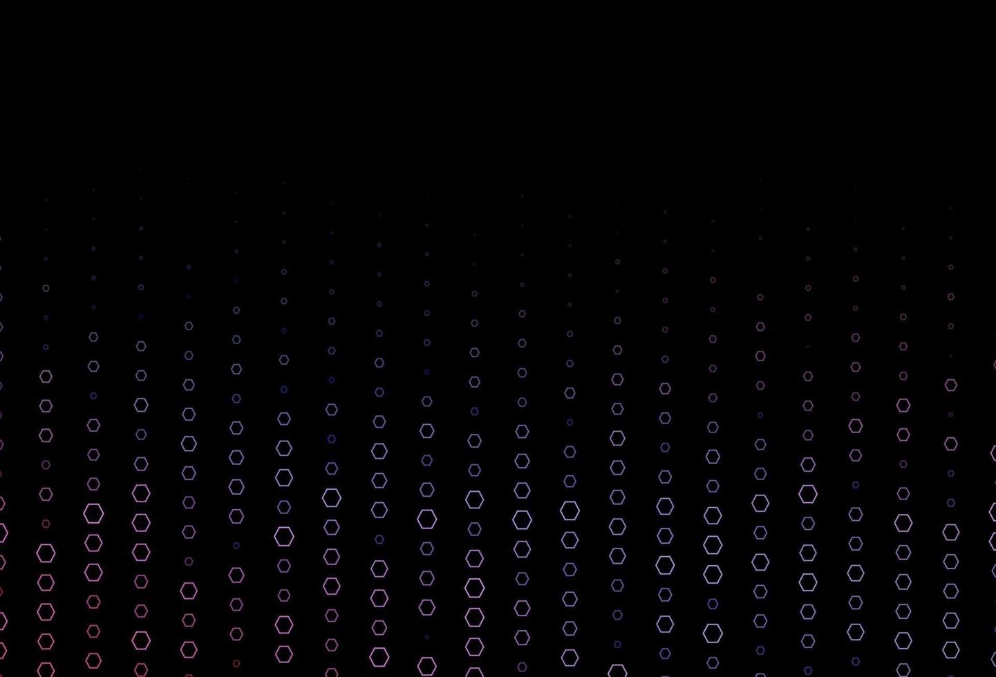 Dark Blue, Red vector texture with colorful hexagons.