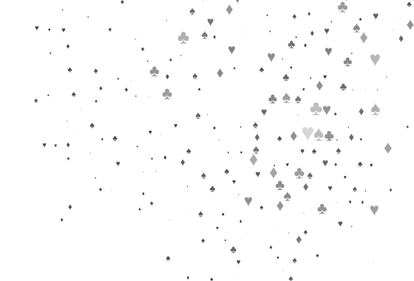 Light Silver, Gray vector texture with playing cards.