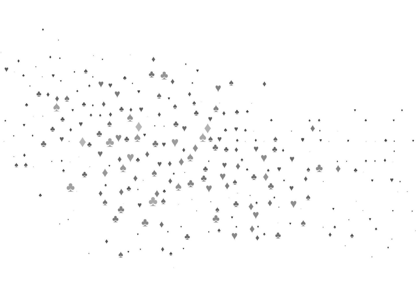 Light Silver, Gray vector cover with symbols of gamble.