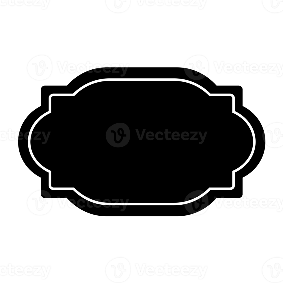 Black and white frame, PNG with transparent background. 12225975 PNG