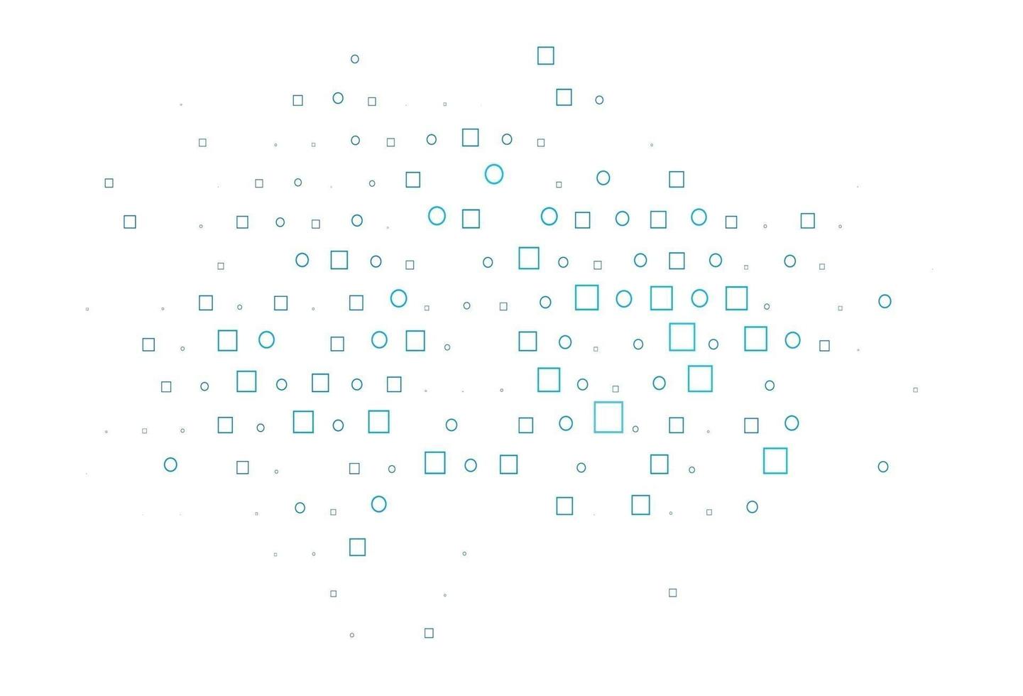 Light BLUE vector backdrop with dots, spots, cubes.