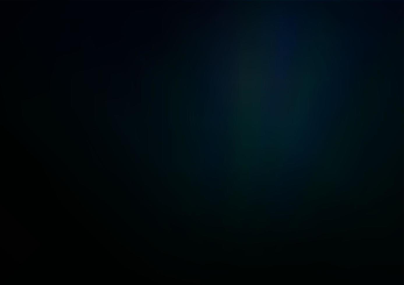 Dark BLUE vector glossy bokeh pattern.