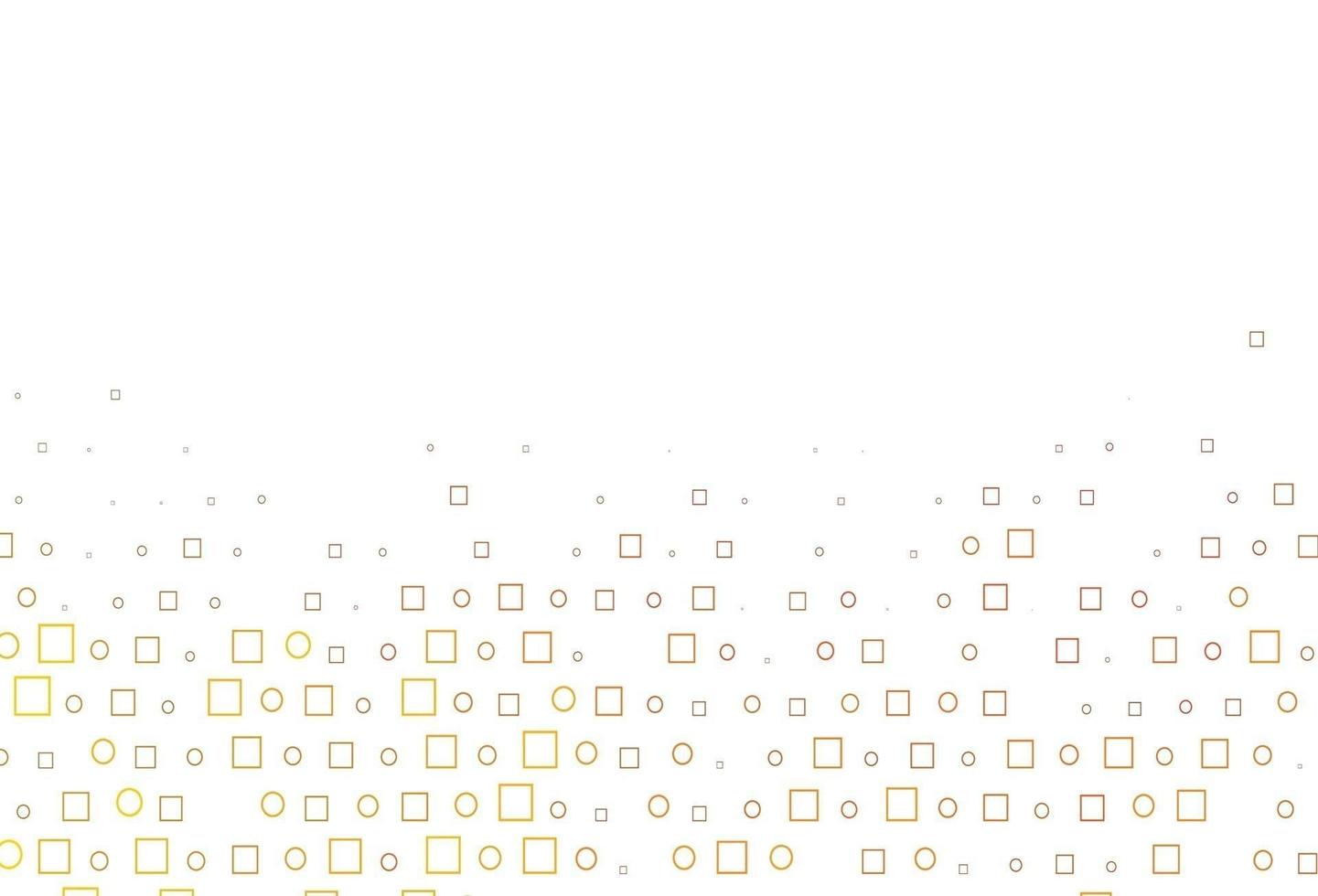 Light Yellow, Orange vector template with spots, rectangles.