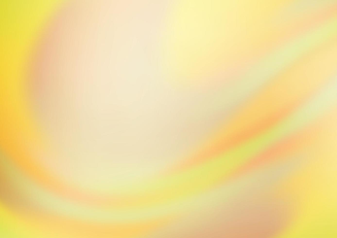 Light Yellow, Orange vector blurred bright pattern.