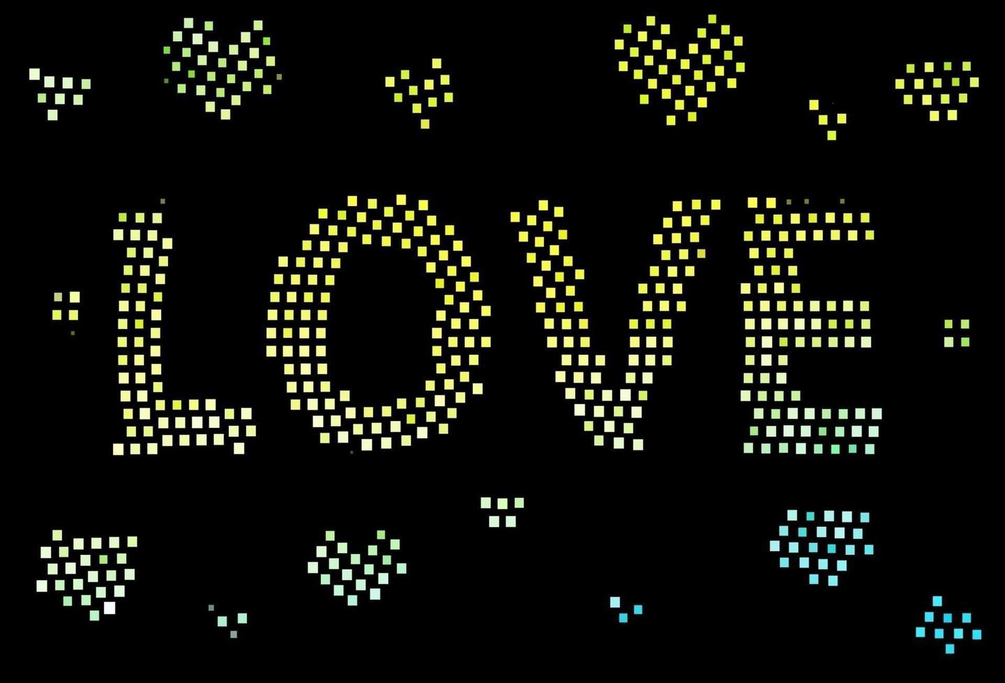 Dark Blue, Yellow vector background with rectangles.