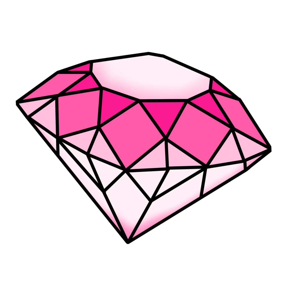 le diamant rose png