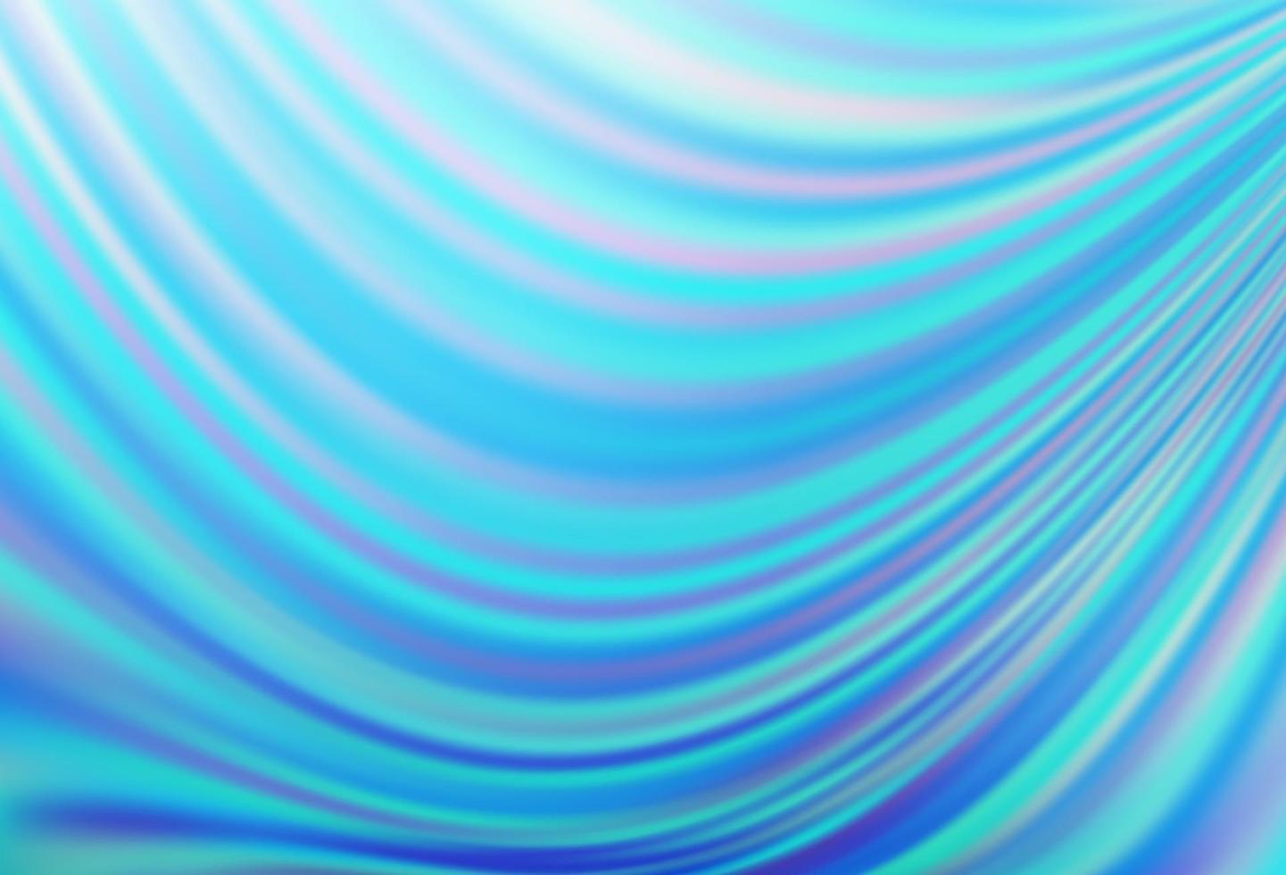 Light BLUE vector pattern with lines, ovals.
