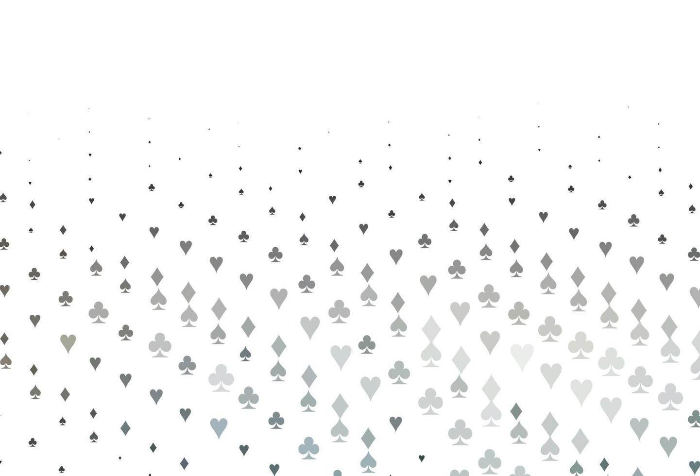 Light Black vector pattern with symbol of cards.