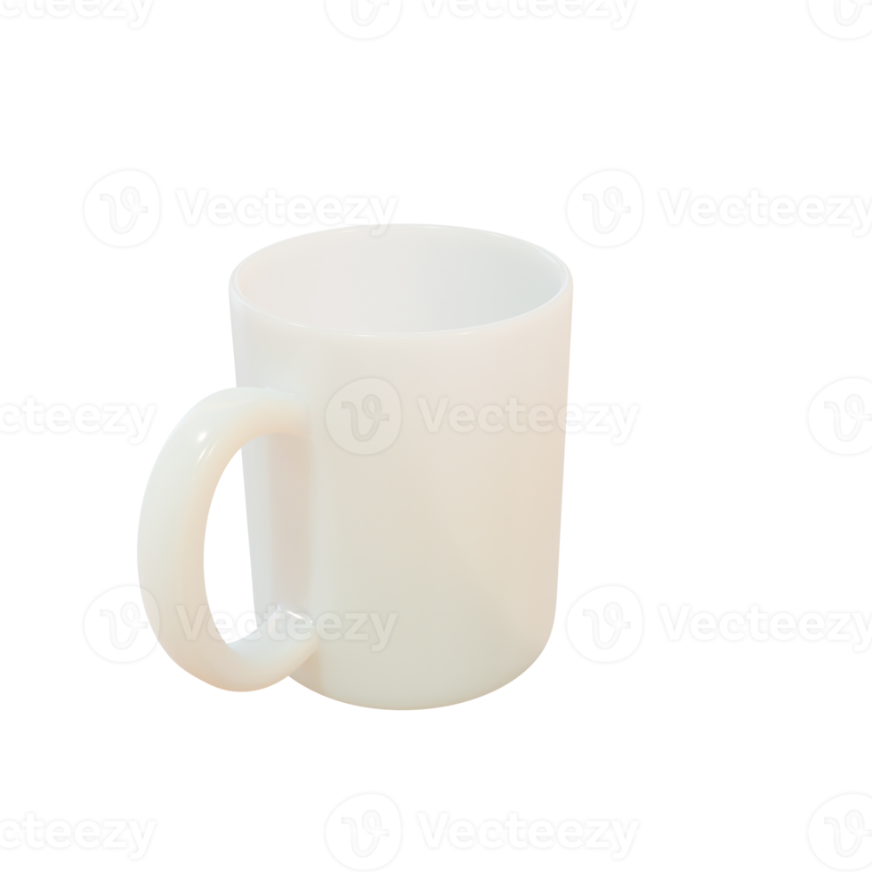 tasse mate. rendu 3D png