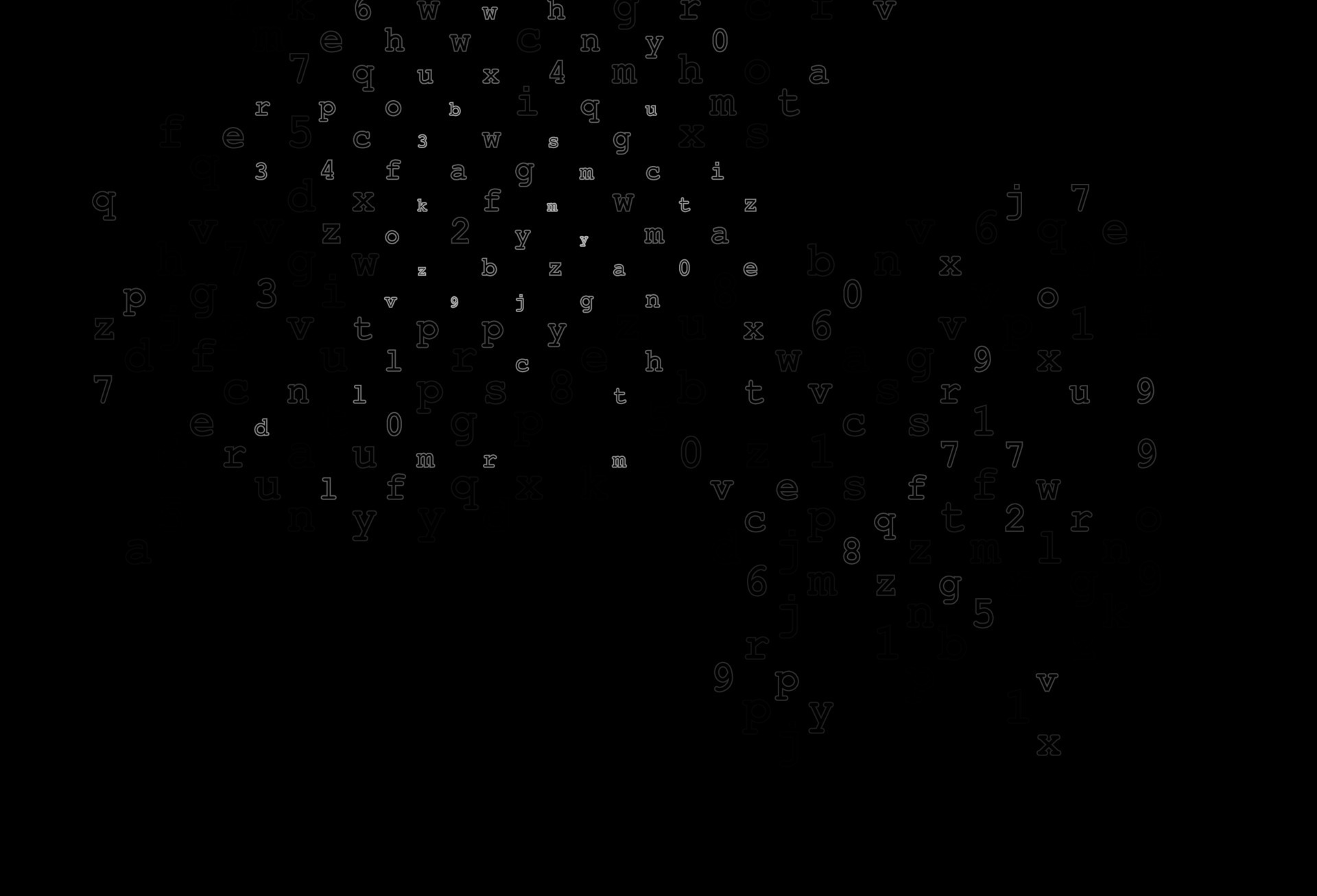 Dark Black vector template with isolated letters. 12226568 Vector Art
