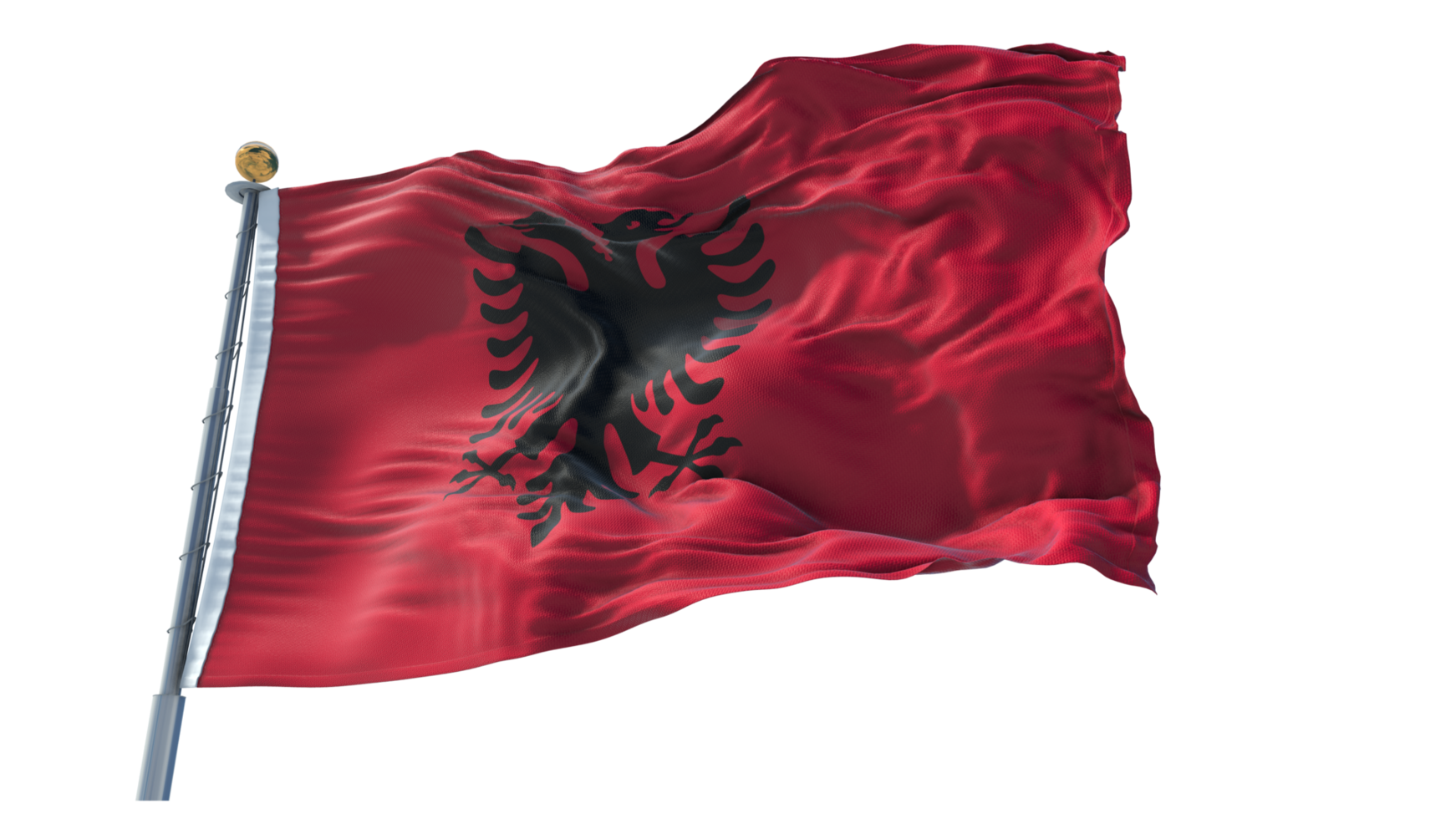 albania flagga png