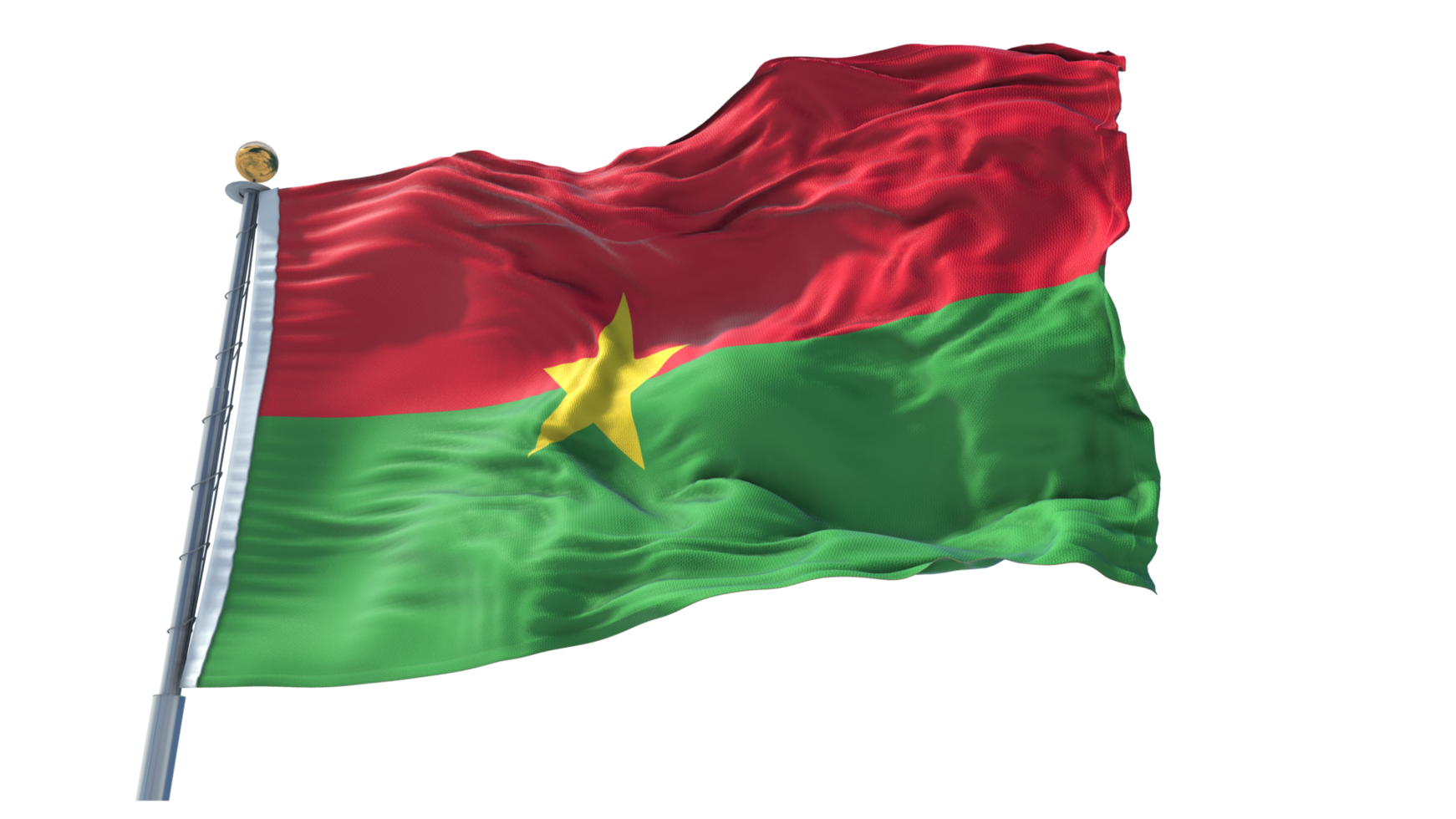 burkina faso agitando bandiera png