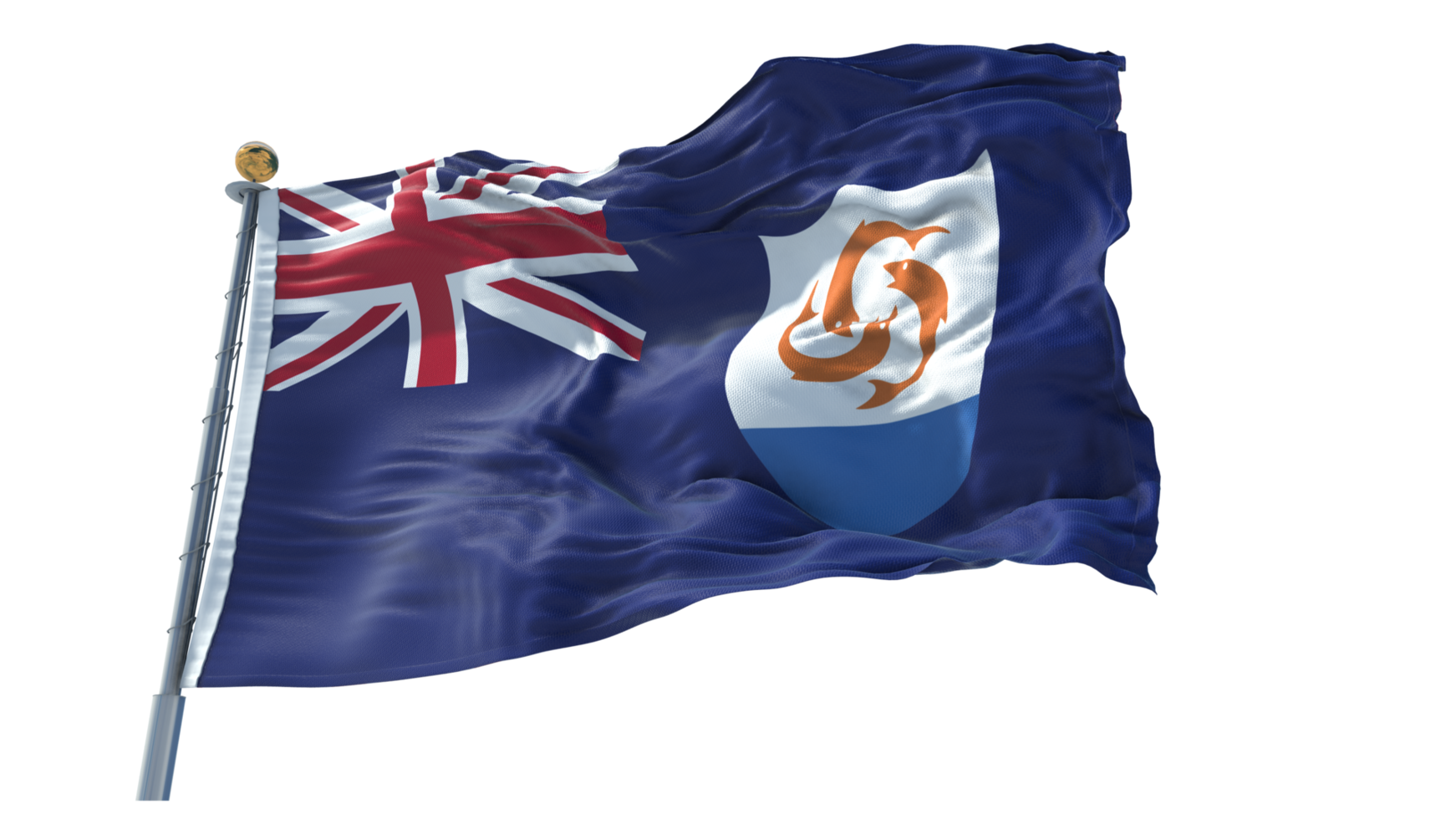 anguilla agitant le drapeau png