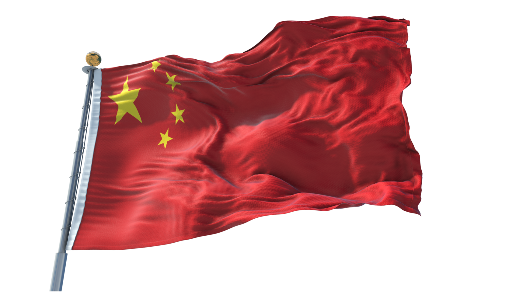 China wehende Flagge png