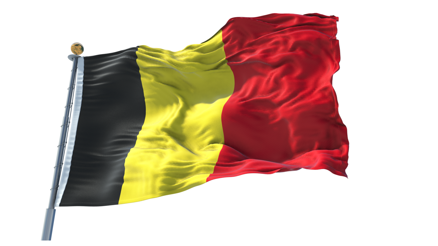 Belgium Waving Flag PNG