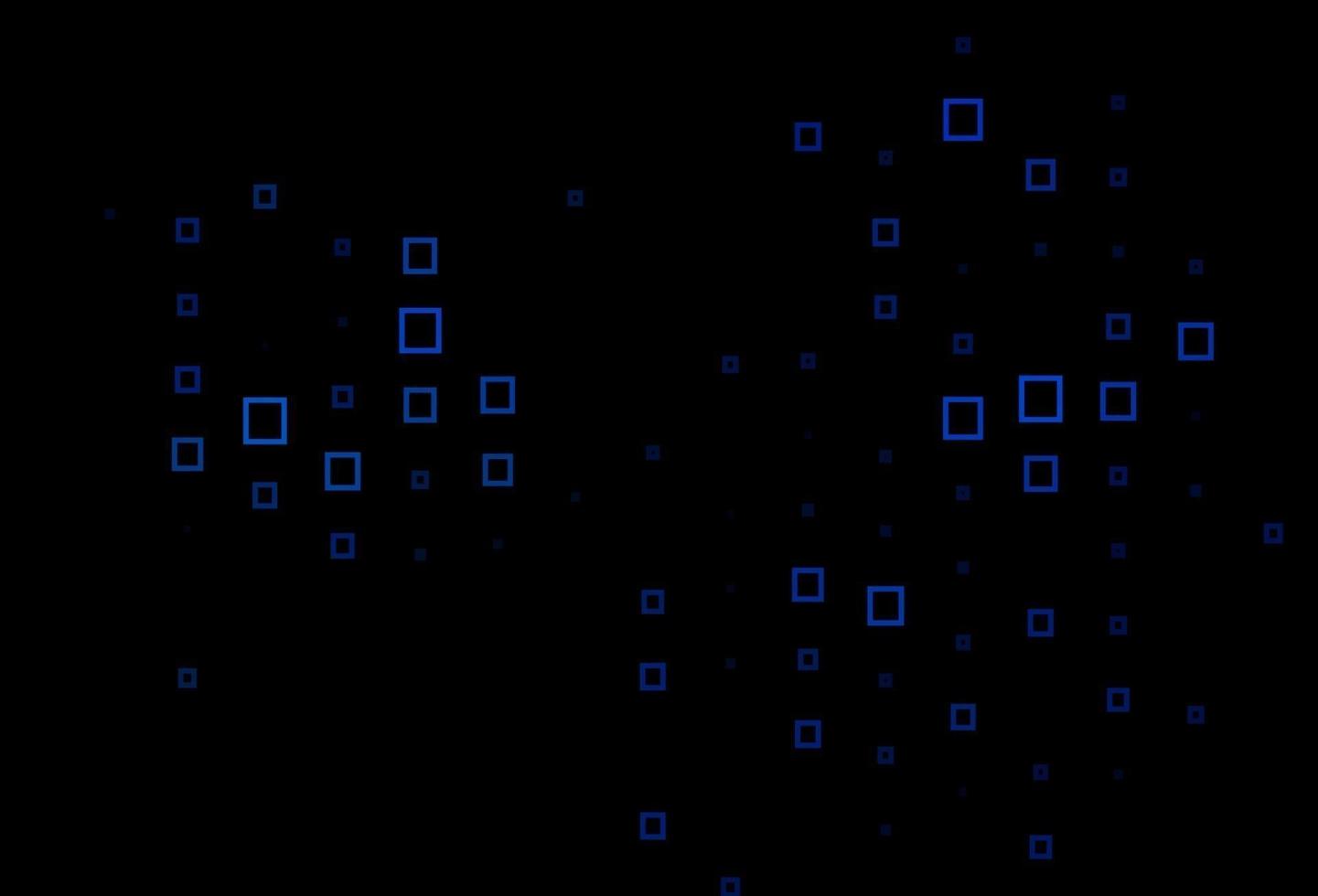 Dark BLUE vector background with rectangles.