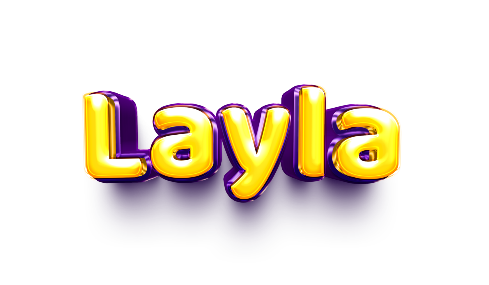 name of girls for birthday celebration balloon air shiny hanging English LAYLA png