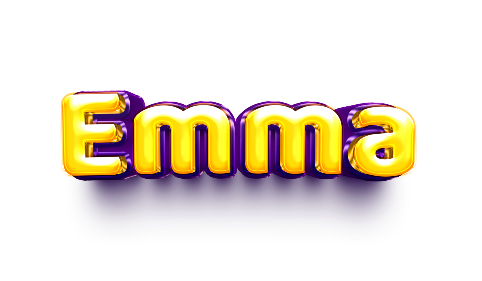 name of girls for birthday celebration balloon air shiny hanging English EMMA png