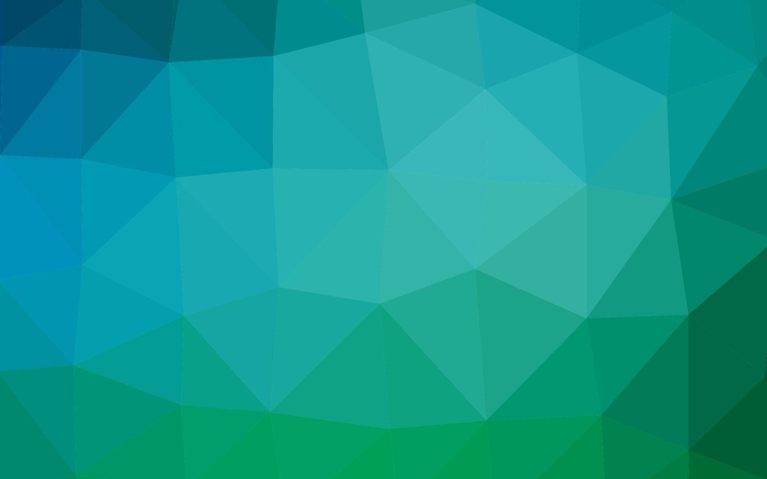 Light Blue, Green vector abstract polygonal texture.