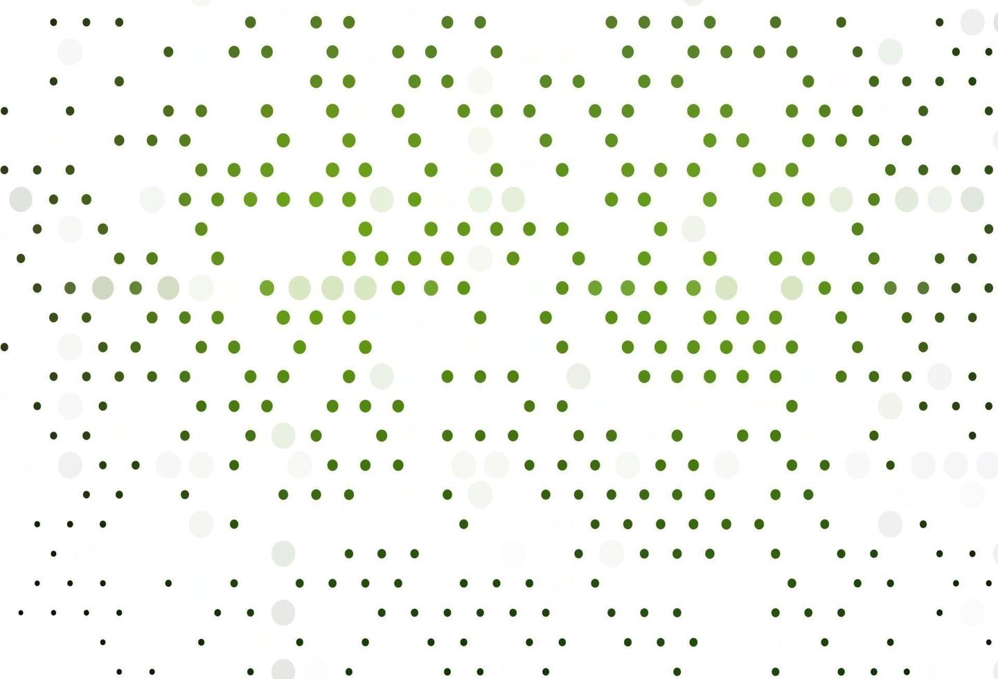 Light Green vector cover with spots.