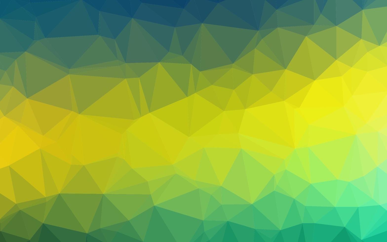 Dark Blue, Yellow vector low poly cover.