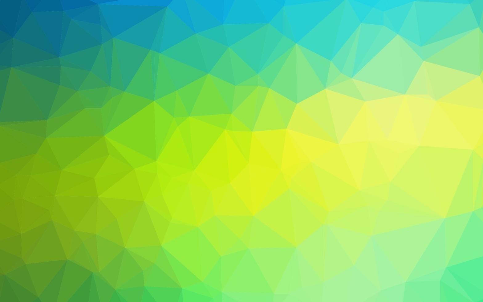 plantilla de triángulo borroso vector azul claro, amarillo.
