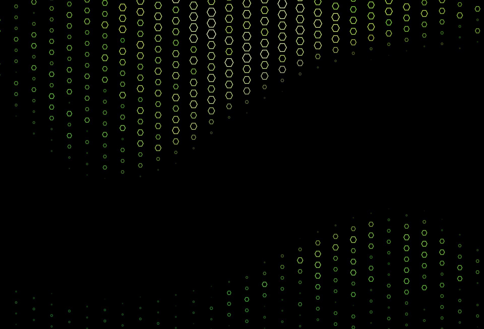 Dark Green vector template in hexagonal style. 12226958 Vector Art at