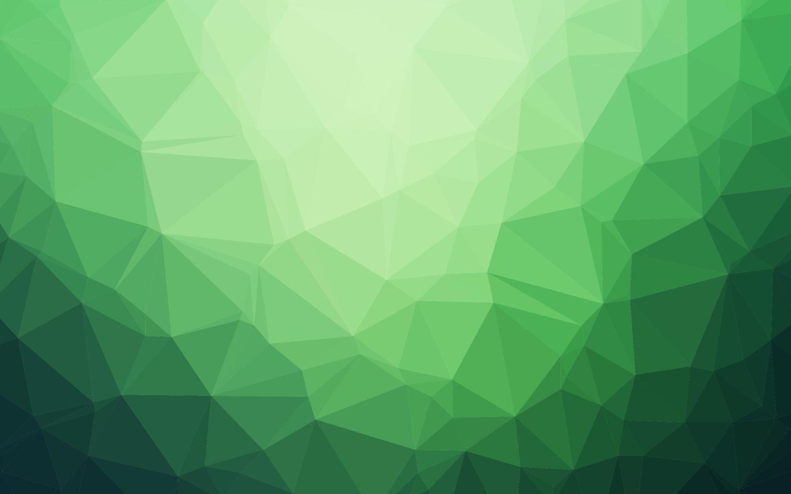 Dark Green vector blurry triangle texture.